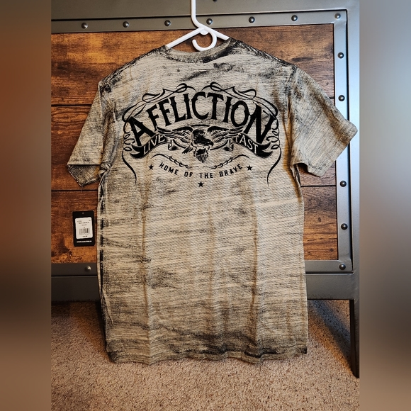 Mens Affliction Medium New Tshirt - Picture 2 of 2
